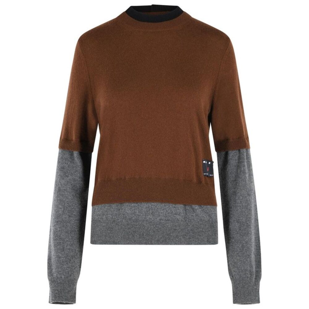 Marni Brown Cashmere Sweater Women